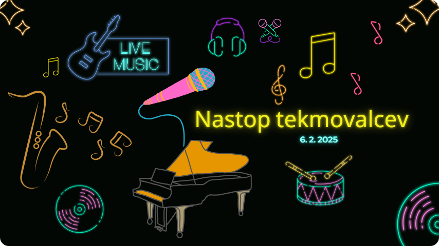 Javni nastop tekmovalcev